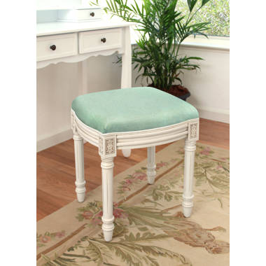 Teal dressing table stool hot sale